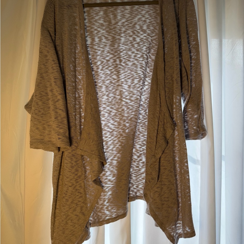 Torrid Grey Open Front Poncho